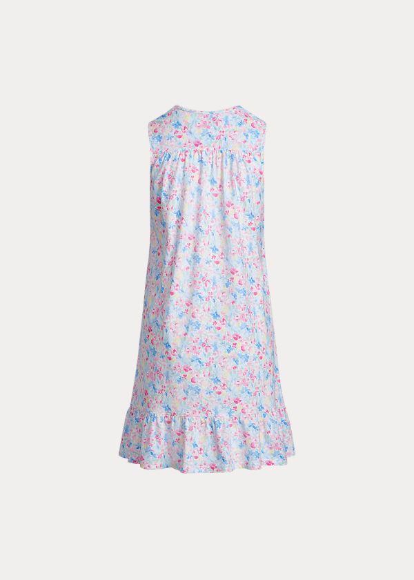 Women's Ralph Lauren Floral Cotton Nightdress | 254967EQT